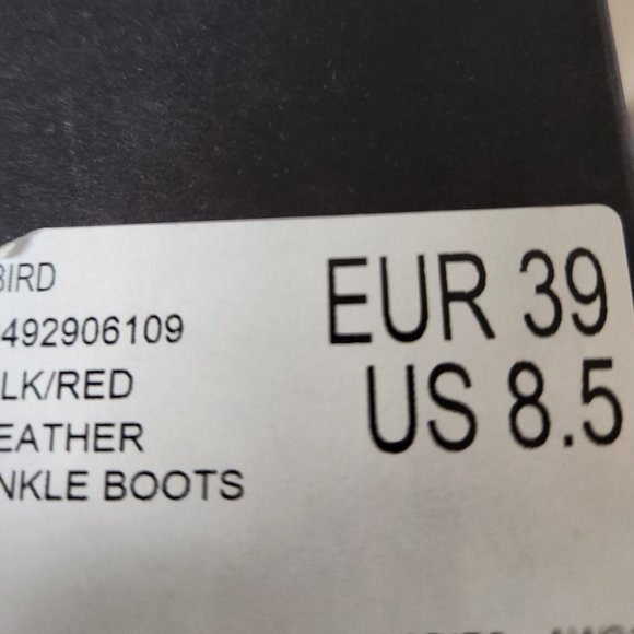 NIB Kurt Geiger London Black Leather Lace or Zip Combat Boots Cool Details! - Picture 13 of 14